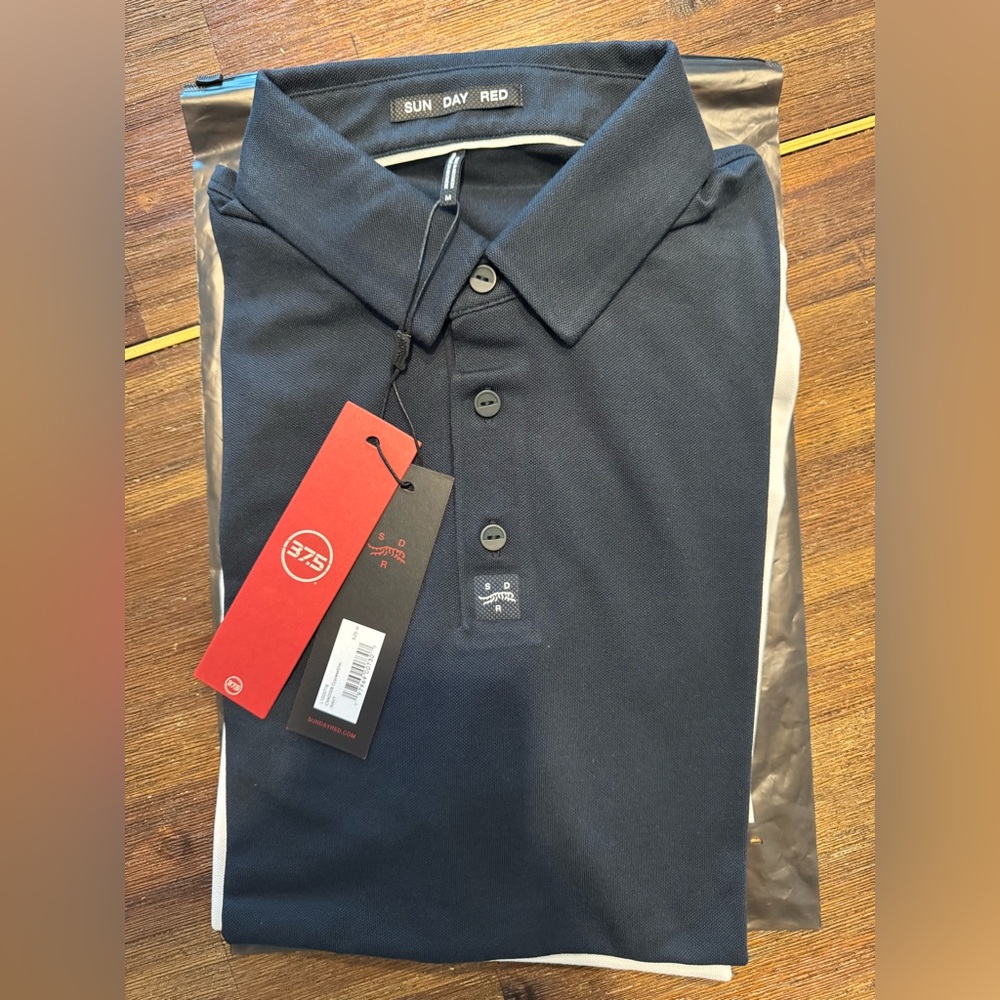 NWT- Tiger Woods Sun Day Red Golf Polo